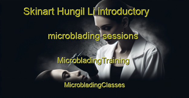 Skinart Hungil Li introductory microblading sessions | #MicrobladingTraining #MicrobladingClasses #SkinartTraining-Korea