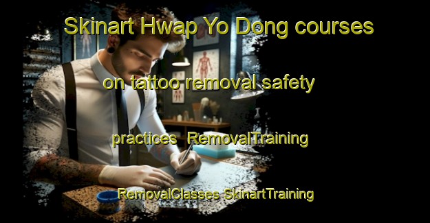 Skinart Hwap Yo Dong courses on tattoo removal safety practices | #RemovalTraining #RemovalClasses #SkinartTraining-Korea