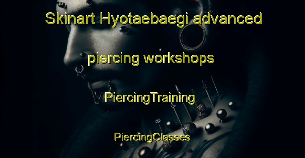 Skinart Hyotaebaegi advanced piercing workshops | #PiercingTraining #PiercingClasses #SkinartTraining-Korea