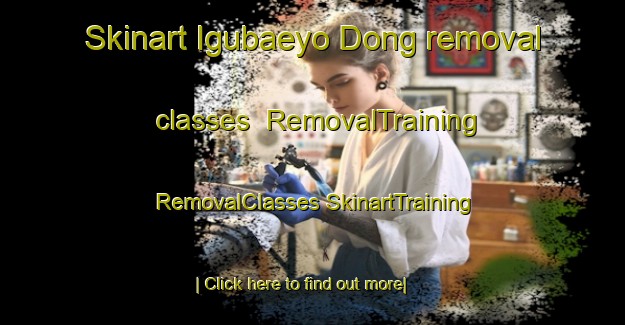 Skinart Igubaeyo Dong removal classes | #RemovalTraining #RemovalClasses #SkinartTraining-Korea