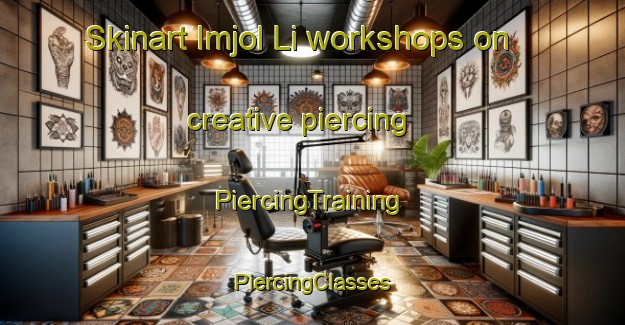 Skinart Imjol Li workshops on creative piercing | #PiercingTraining #PiercingClasses #SkinartTraining-Korea