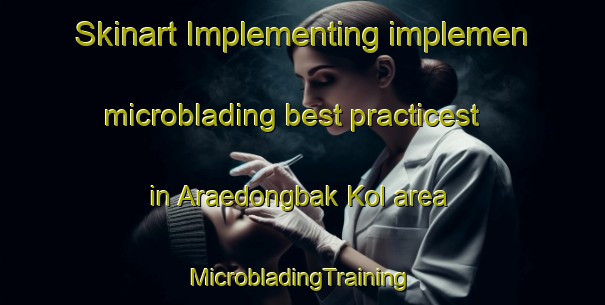 Skinart Implementing implemen microblading best practicest in Araedongbak Kol area | #MicrobladingTraining #MicrobladingClasses #SkinartTraining-Korea