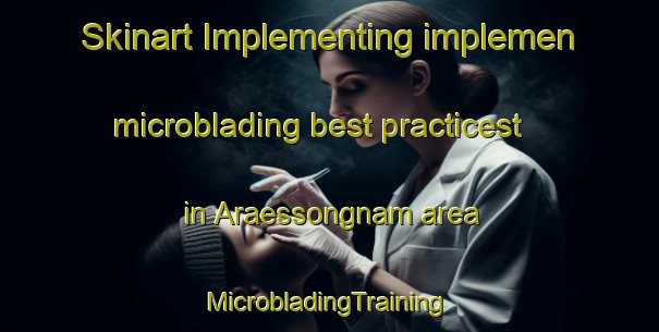 Skinart Implementing implemen microblading best practicest in Araessongnam area | #MicrobladingTraining #MicrobladingClasses #SkinartTraining-Korea