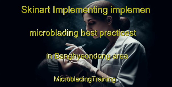 Skinart Implementing implemen microblading best practicest in Banghyeondong area | #MicrobladingTraining #MicrobladingClasses #SkinartTraining-Korea