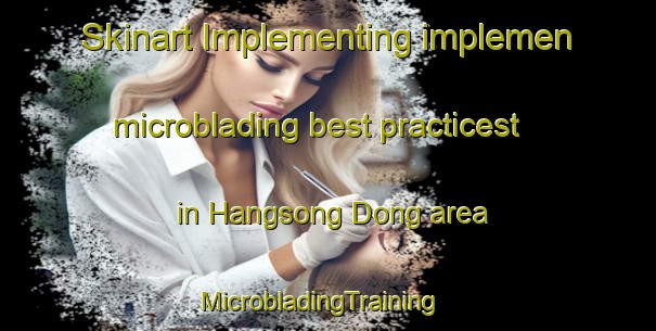 Skinart Implementing implemen microblading best practicest in Hangsong Dong area | MicrobladingTraining | MicrobladingClasses | SkinartTraining-Korea