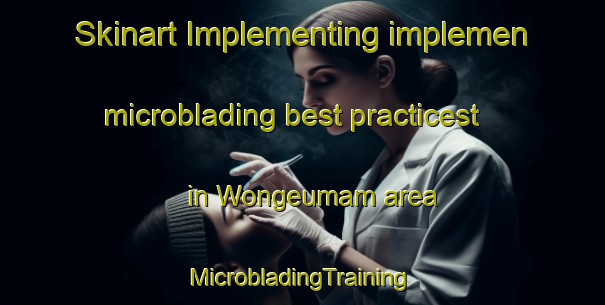 Skinart Implementing implemen microblading best practicest in Wongeumam area | #MicrobladingTraining #MicrobladingClasses #SkinartTraining-Korea