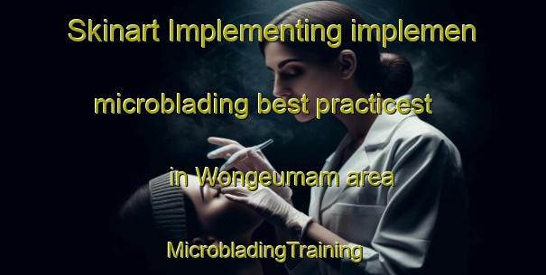 Skinart Implementing implemen microblading best practicest in Wongeumam area | MicrobladingTraining | MicrobladingClasses | SkinartTraining-Korea