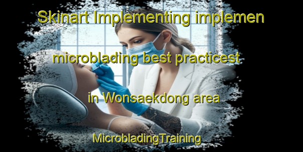 Skinart Implementing implemen microblading best practicest in Wonsaekdong area | MicrobladingTraining | MicrobladingClasses | SkinartTraining-Korea