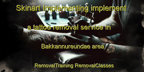 Skinart Implementing implement a tattoo removal service in Bakkannureundae area | #RemovalTraining #RemovalClasses #SkinartTraining-Korea