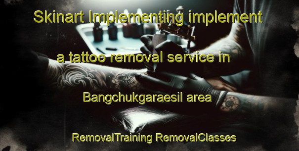 Skinart Implementing implement a tattoo removal service in Bangchukgaraesil area | #RemovalTraining #RemovalClasses #SkinartTraining-Korea