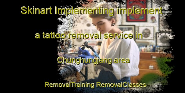 Skinart Implementing implement a tattoo removal service in Chunghungjang area | #RemovalTraining #RemovalClasses #SkinartTraining-Korea