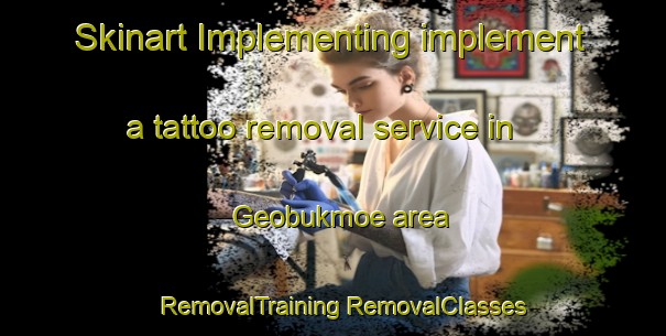 Skinart Implementing implement a tattoo removal service in Geobukmoe area | #RemovalTraining #RemovalClasses #SkinartTraining-Korea