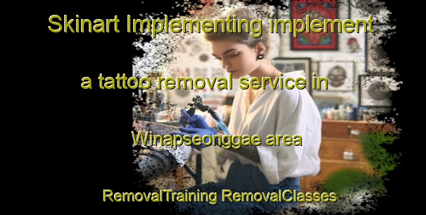 Skinart Implementing implement a tattoo removal service in Winapseonggae area | #RemovalTraining #RemovalClasses #SkinartTraining-Korea