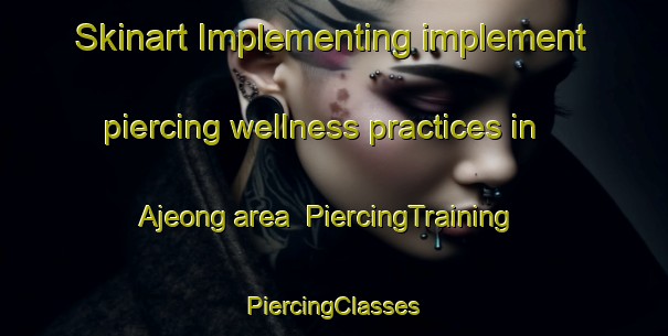 Skinart Implementing implement piercing wellness practices in Ajeong area | #PiercingTraining #PiercingClasses #SkinartTraining-Korea