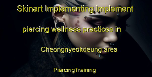 Skinart Implementing implement piercing wellness practices in Cheongnyeokdeung area | #PiercingTraining #PiercingClasses #SkinartTraining-Korea