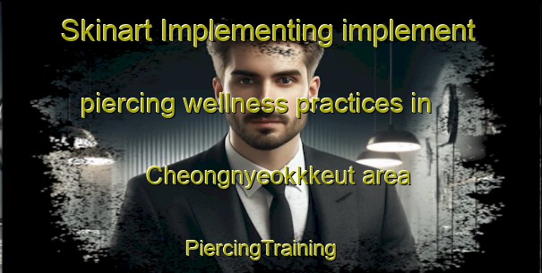 Skinart Implementing implement piercing wellness practices in Cheongnyeokkkeut area | PiercingTraining | PiercingClasses | SkinartTraining-Korea