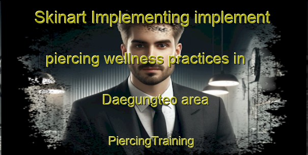 Skinart Implementing implement piercing wellness practices in Daegungteo area | #PiercingTraining #PiercingClasses #SkinartTraining-Korea