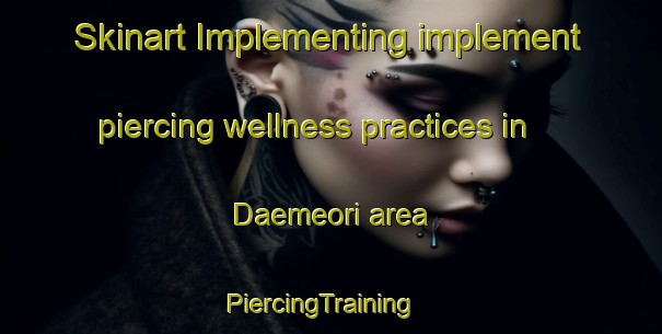 Skinart Implementing implement piercing wellness practices in Daemeori area | PiercingTraining | PiercingClasses | SkinartTraining-Korea