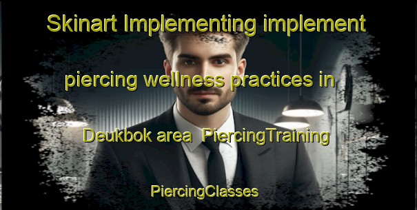 Skinart Implementing implement piercing wellness practices in Deukbok area | PiercingTraining | PiercingClasses | SkinartTraining-Korea