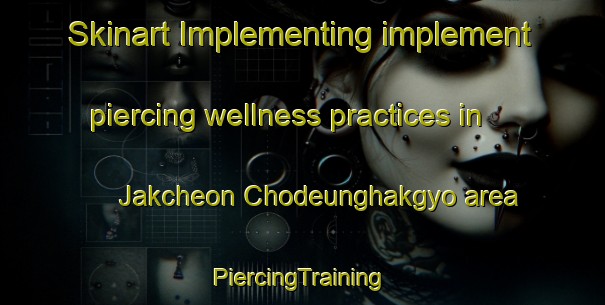 Skinart Implementing implement piercing wellness practices in Jakcheon Chodeunghakgyo area | #PiercingTraining #PiercingClasses #SkinartTraining-Korea