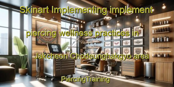 Skinart Implementing implement piercing wellness practices in Jakcheon Chodeunghakgyo area | #PiercingTraining #PiercingClasses #SkinartTraining-Korea