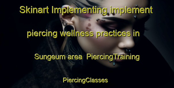 Skinart Implementing implement piercing wellness practices in Sungeum area | PiercingTraining | PiercingClasses | SkinartTraining-Korea