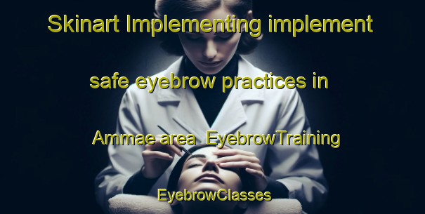 Skinart Implementing implement safe eyebrow practices in Ammae area | EyebrowTraining | EyebrowClasses | SkinartTraining-Korea