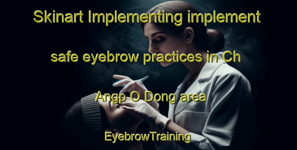 Skinart Implementing implement safe eyebrow practices in Ch Angp O Dong area | EyebrowTraining | EyebrowClasses | SkinartTraining-Korea