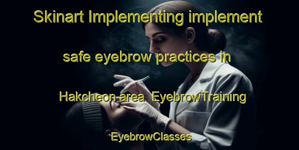 Skinart Implementing implement safe eyebrow practices in Hakcheon area | EyebrowTraining | EyebrowClasses | SkinartTraining-Korea