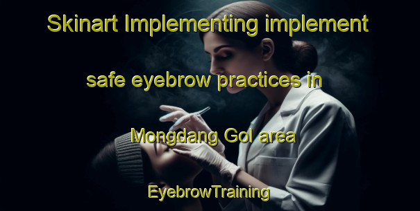 Skinart Implementing implement safe eyebrow practices in Mongdang Gol area | EyebrowTraining | EyebrowClasses | SkinartTraining-Korea