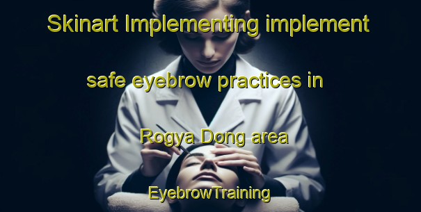 Skinart Implementing implement safe eyebrow practices in Rogya Dong area | EyebrowTraining | EyebrowClasses | SkinartTraining-Korea