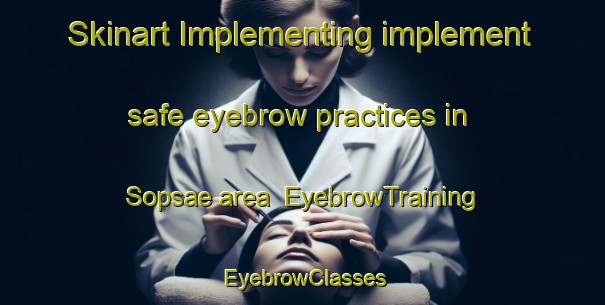 Skinart Implementing implement safe eyebrow practices in Sopsae area | EyebrowTraining | EyebrowClasses | SkinartTraining-Korea