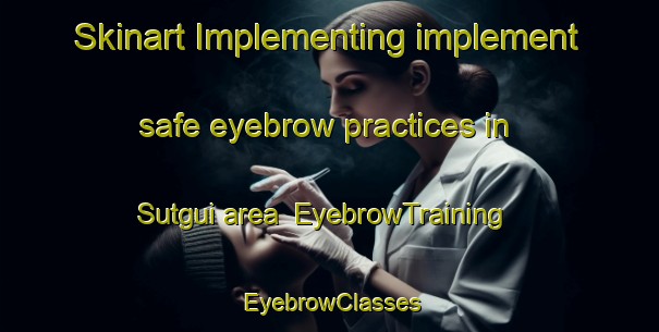 Skinart Implementing implement safe eyebrow practices in Sutgui area | EyebrowTraining | EyebrowClasses | SkinartTraining-Korea