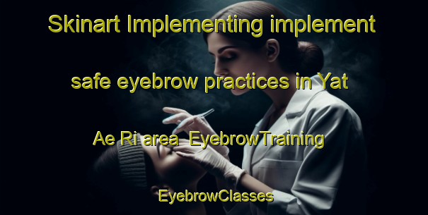 Skinart Implementing implement safe eyebrow practices in Yat Ae Ri area | EyebrowTraining | EyebrowClasses | SkinartTraining-Korea