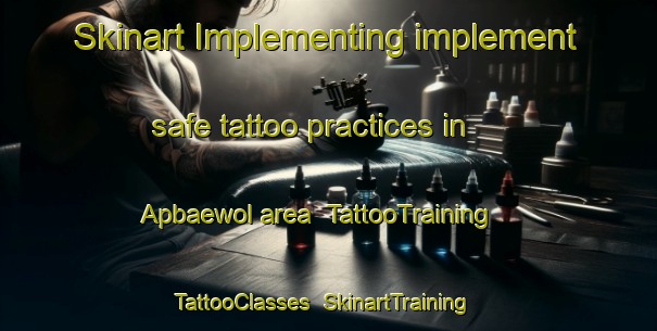 Skinart Implementing implement safe tattoo practices in Apbaewol area | TattooTraining | TattooClasses | SkinartTraining-Korea