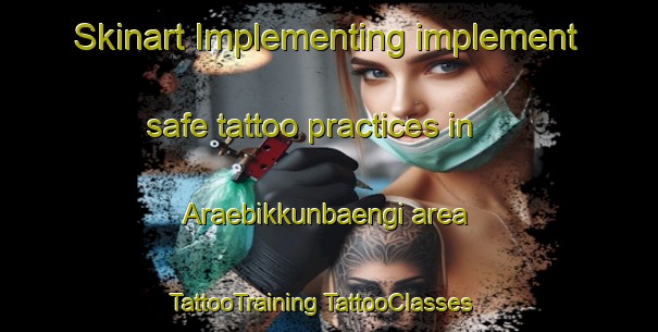 Skinart Implementing implement safe tattoo practices in Araebikkunbaengi area | #TattooTraining #TattooClasses #SkinartTraining-Korea