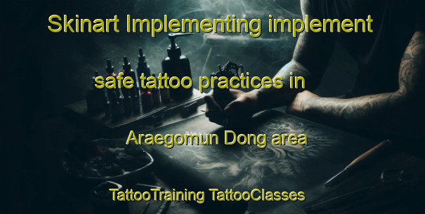 Skinart Implementing implement safe tattoo practices in Araegomun Dong area | #TattooTraining #TattooClasses #SkinartTraining-Korea