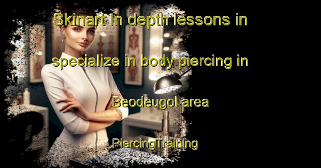 Skinart In-depth lessons in specialize in body piercing in Beodeugol area | PiercingTraining | PiercingClasses | SkinartTraining-Korea