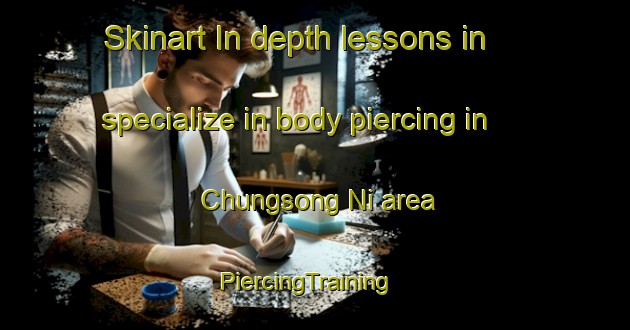 Skinart In-depth lessons in specialize in body piercing in Chungsong Ni area | PiercingTraining | PiercingClasses | SkinartTraining-Korea