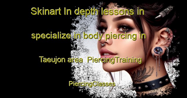 Skinart In-depth lessons in specialize in body piercing in Taeujon area | PiercingTraining | PiercingClasses | SkinartTraining-Korea