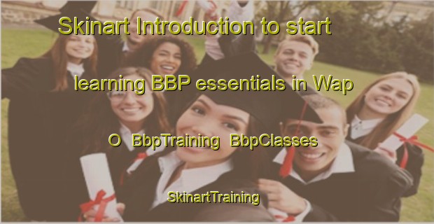 Skinart Introduction to start learning BBP essentials in Wap O | BbpTraining | BbpClasses | SkinartTraining-Korea