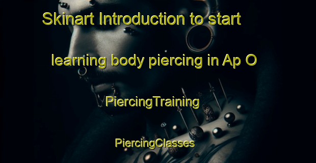 Skinart Introduction to start learning body piercing in Ap O | PiercingTraining | PiercingClasses | SkinartTraining-Korea