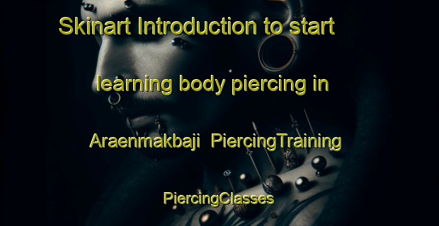 Skinart Introduction to start learning body piercing in Araenmakbaji | #PiercingTraining #PiercingClasses #SkinartTraining-Korea