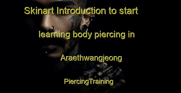 Skinart Introduction to start learning body piercing in Araethwangjeong | #PiercingTraining #PiercingClasses #SkinartTraining-Korea