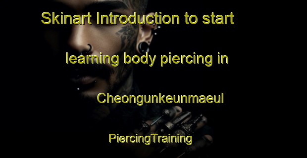 Skinart Introduction to start learning body piercing in Cheongunkeunmaeul | #PiercingTraining #PiercingClasses #SkinartTraining-Korea