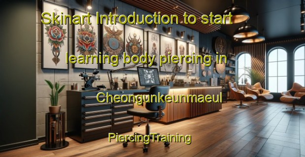 Skinart Introduction to start learning body piercing in Cheongunkeunmaeul | #PiercingTraining #PiercingClasses #SkinartTraining-Korea