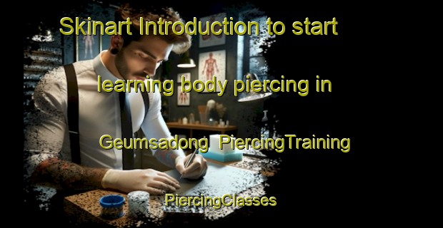 Skinart Introduction to start learning body piercing in Geumsadong | #PiercingTraining #PiercingClasses #SkinartTraining-Korea