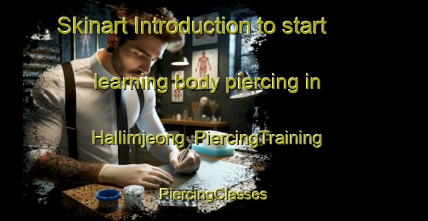 Skinart Introduction to start learning body piercing in Hallimjeong | #PiercingTraining #PiercingClasses #SkinartTraining-Korea