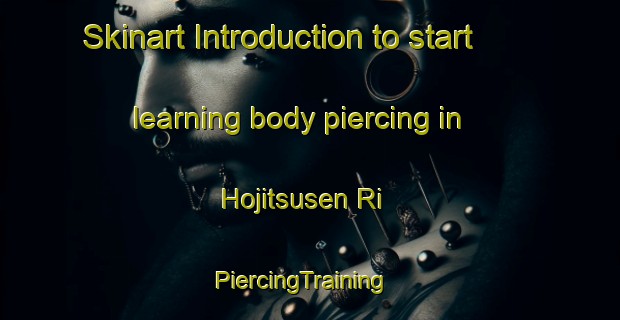 Skinart Introduction to start learning body piercing in Hojitsusen Ri | PiercingTraining | PiercingClasses | SkinartTraining-Korea
