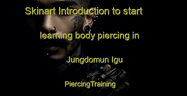 Skinart Introduction to start learning body piercing in Jungdomun Igu | PiercingTraining | PiercingClasses | SkinartTraining-Korea